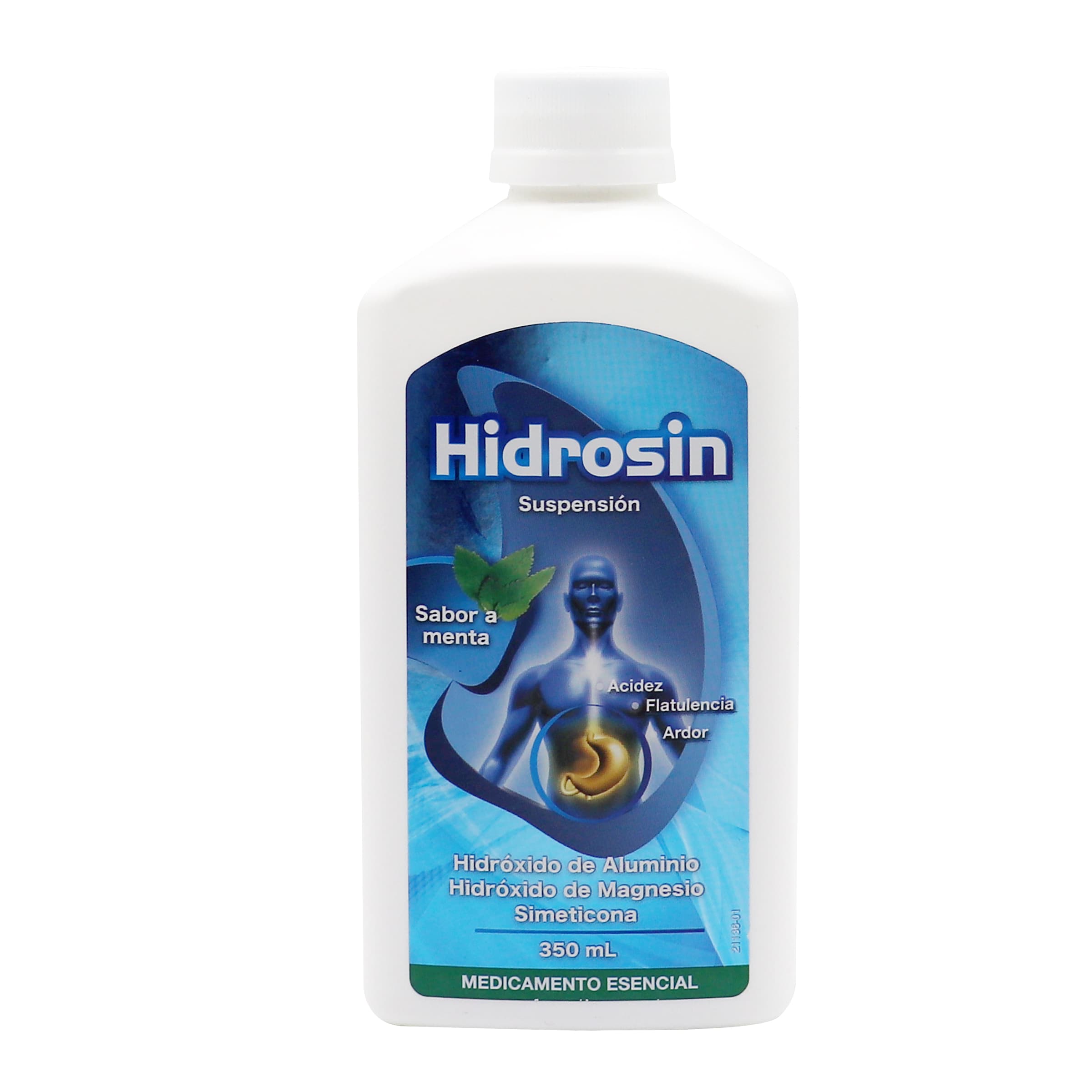 Hidrosin (200+200+20)Mg/5Ml(4+4+0.4)% Suspension Oral Frasco X 350Ml Menta