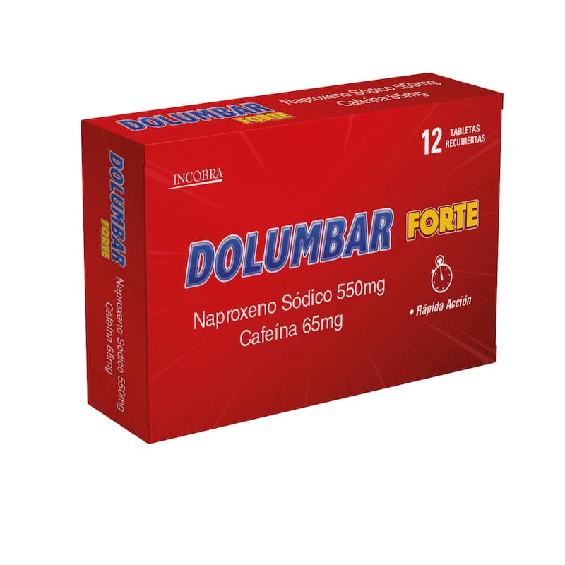 Dolumbar Forte (65+550)Mg Tableta Recubierta Caja Por 12