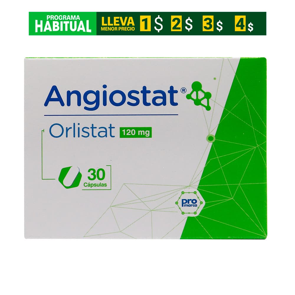 Angiostat 120Mg Capsulas Caja X 30