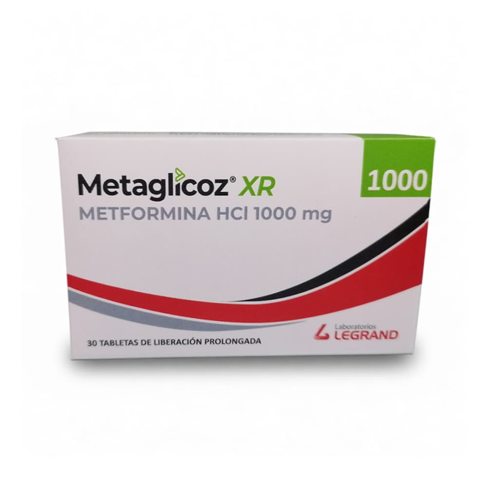 Metaglicoz Xr 1000Mg Tab Lib Prol Caj X 30