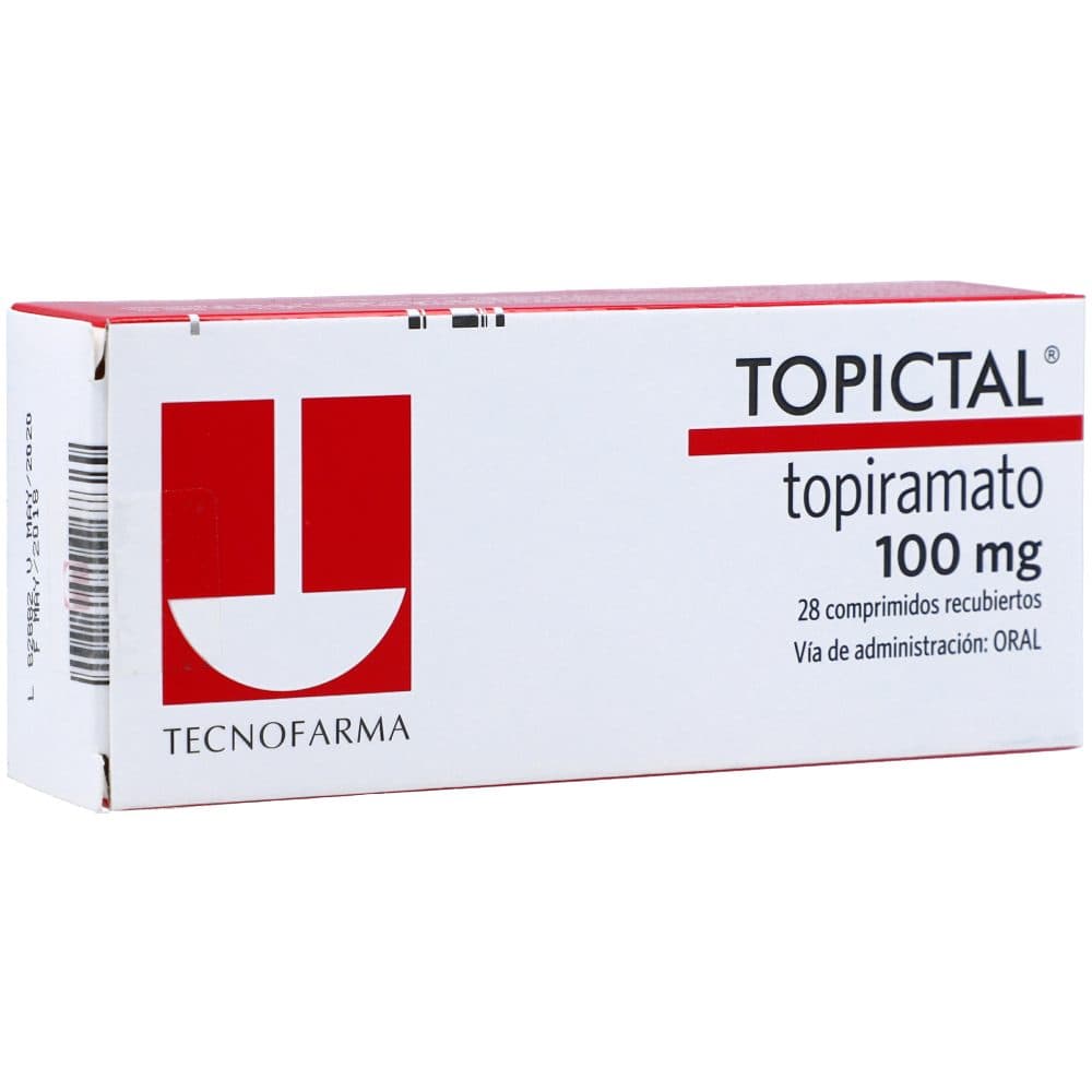 Topictal 100Mg Caja X 28 Tabletas Recubiertas