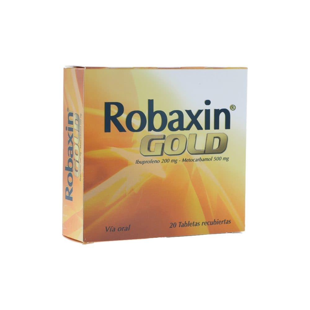 Robaxin Gold Caja X 20 Tabletas Recubiertas