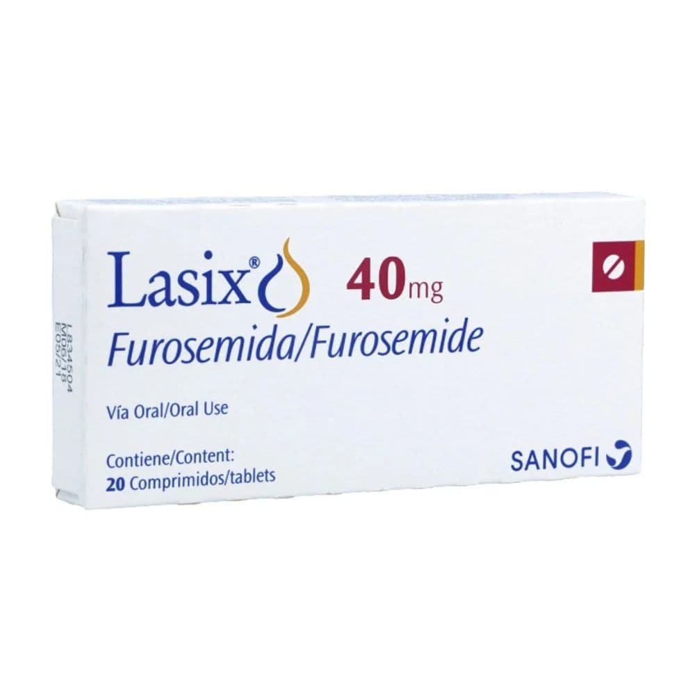 Lasix Tabletas 40Mg Caja X 20