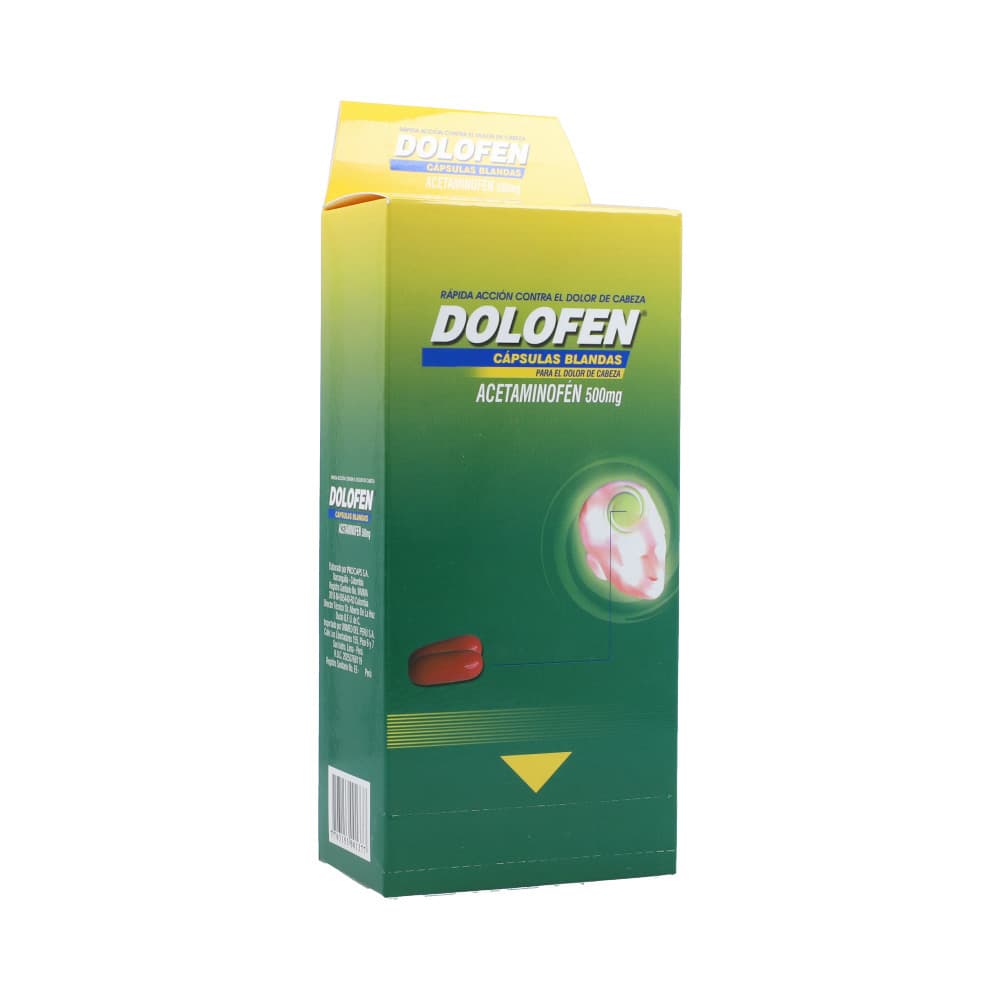 Dolofen Cápsulas Blandas 500Mg X1 Blíster