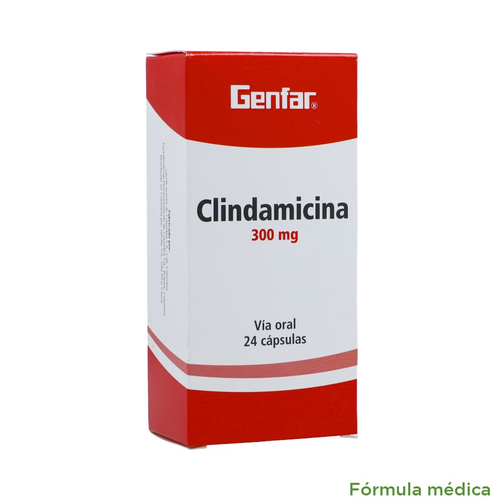 Clindamicina 300Mg Capsula Caja X 24
