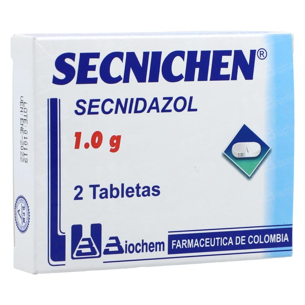 Secnichem 1.0Gr Caja X 2 Tabletas