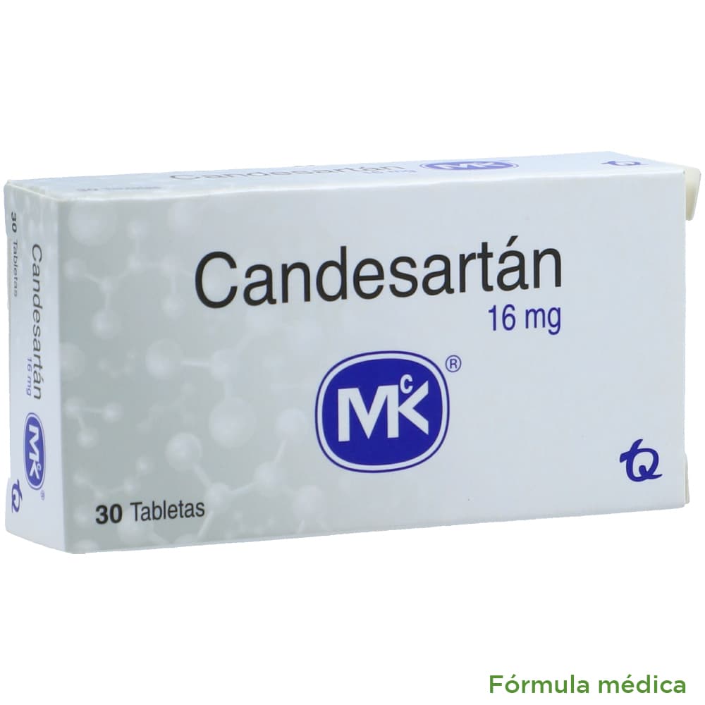 Candesartan 16Mg Tableta Caja X 30 Tabletas