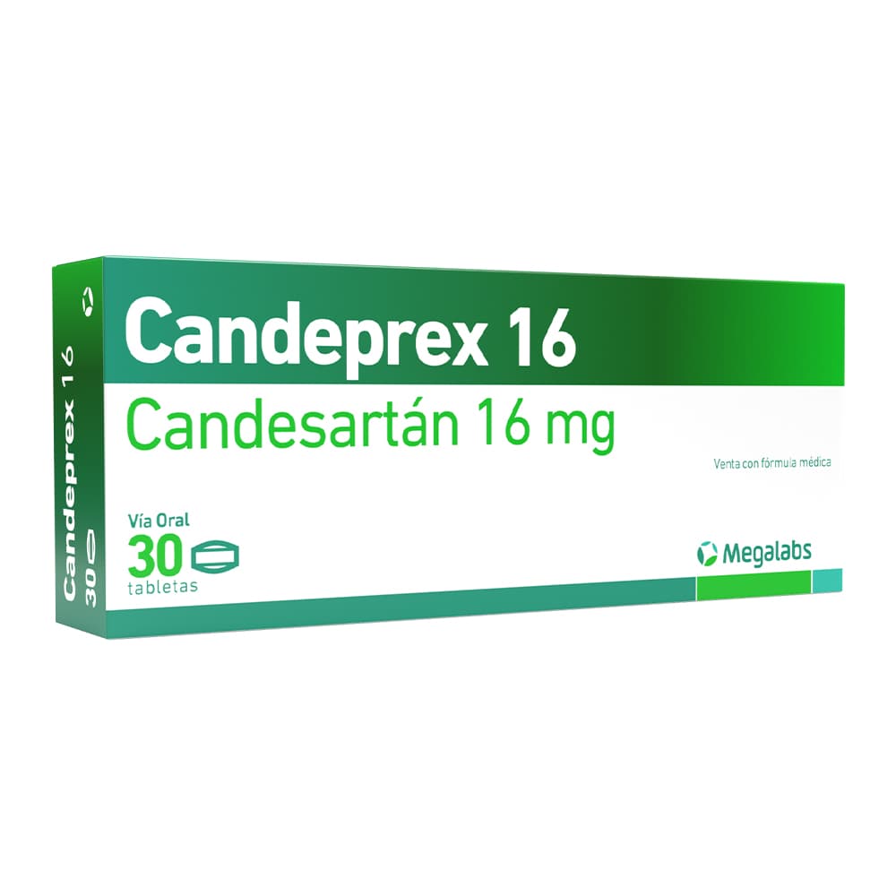 Candeprex 16 Mg Tabletas Caja X 30