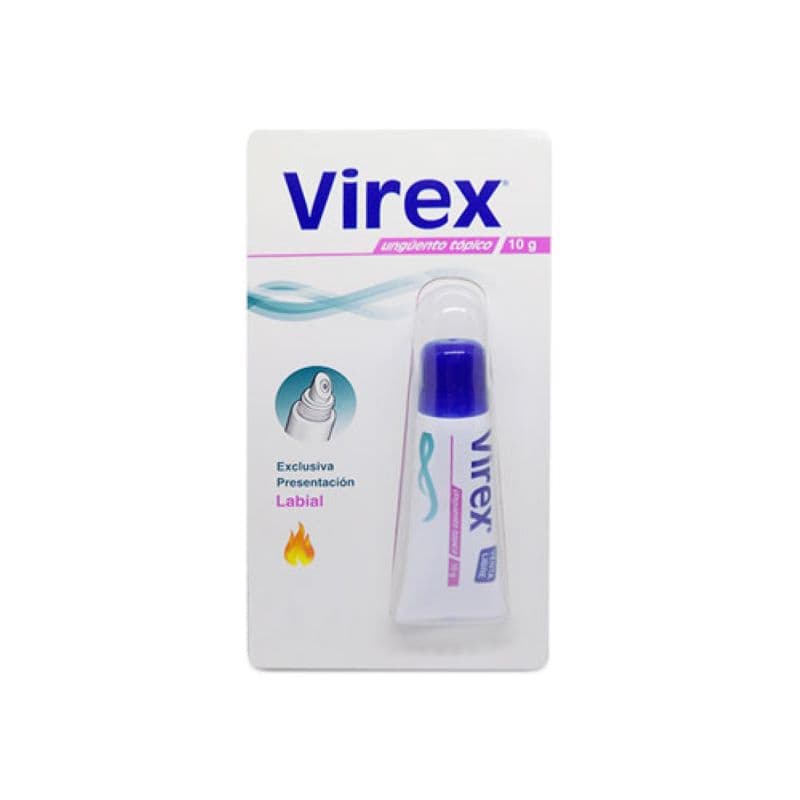 Virex 5% Ung Topico Tubo X 10Gr Labial